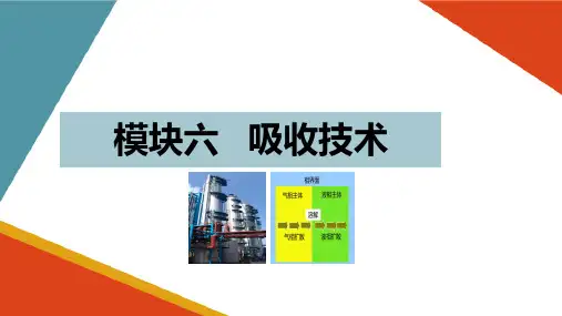 吸收技术—确定吸收操作条件(化工单元操作课件)