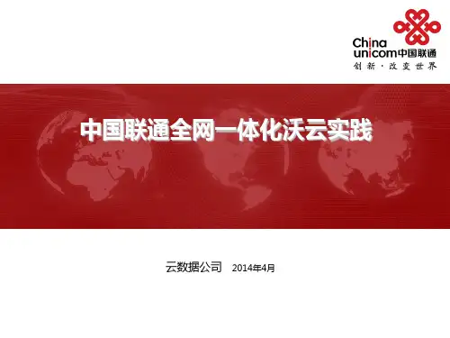 中国联通云数据有限公司研发部经理陈清金：中国联通全网一体化沃云实践