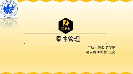柔性管理上课ppt
