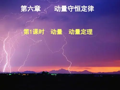 【2015步步高】2015届高考一轮复习(题组扣点+课堂探究+学科素养培养+)：第六章 动量守恒定律  第1课时