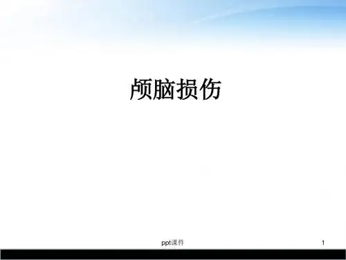 颅脑损伤 ppt课件