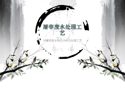 屠宰废水处理报告