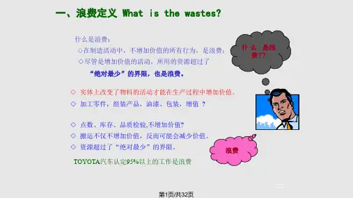 八大浪费培训PPT课件