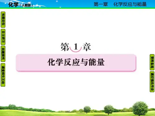 人教版化学选修4第一章第一节1市公开课获奖课件省名师示范课获奖课件