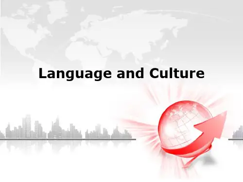 Language and Culture