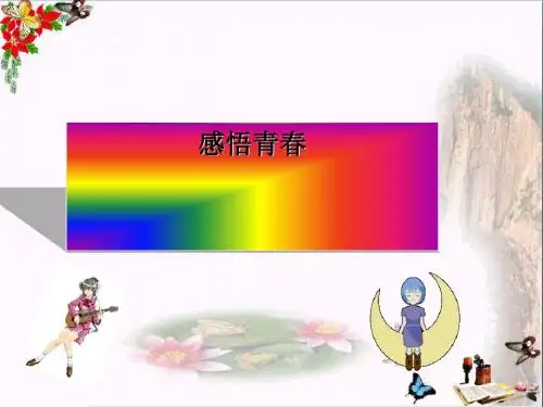 〔人教版〕感悟青春 教学PPT课件