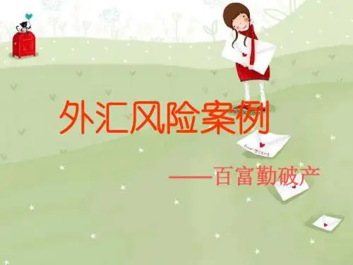 外汇风险案例-以百富勤为例