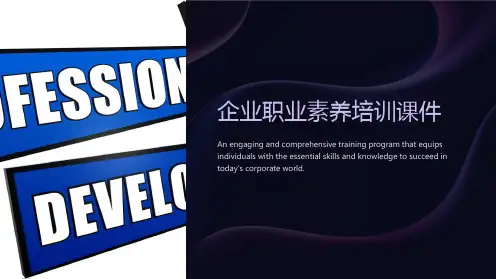 《企业职业素养培训课件》
