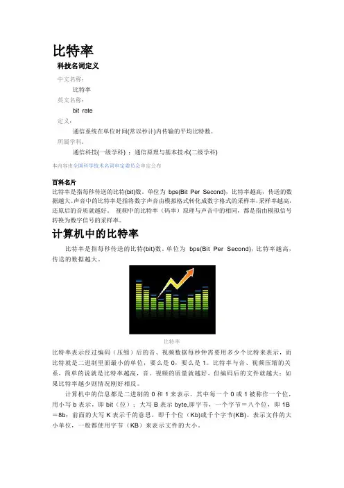 比特率