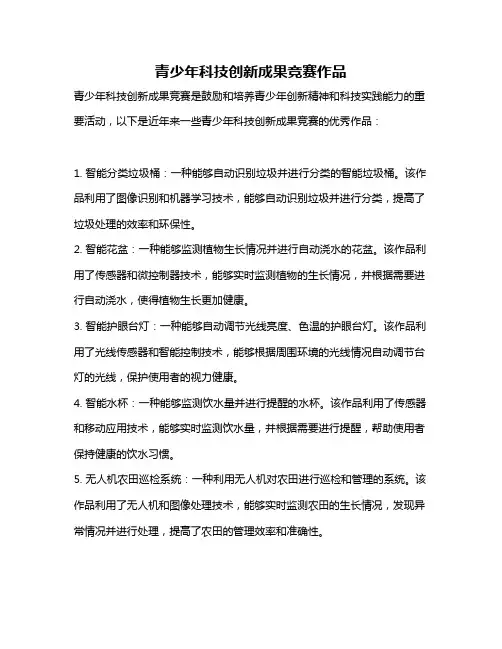 青少年科技创新成果竞赛作品