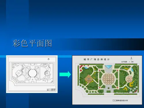 彩色总平面图制作步骤[优质PPT]