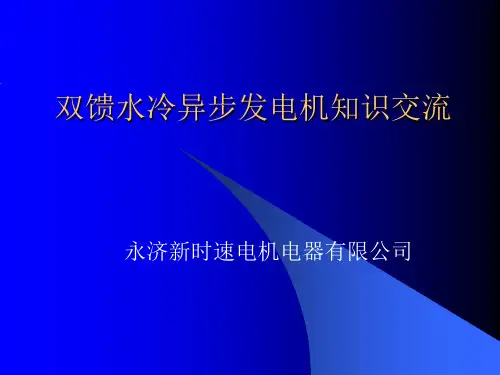 双馈异步发电机..