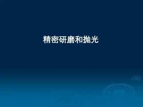 2014 - 10 - 精密研磨和抛光