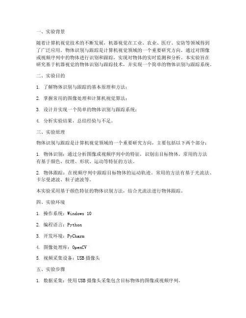 视觉的实验报告