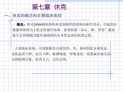 第十一章  休克