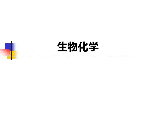 中职生物化学第1章绪论、第3章蛋白质化学