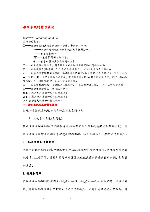 排队论及其应用