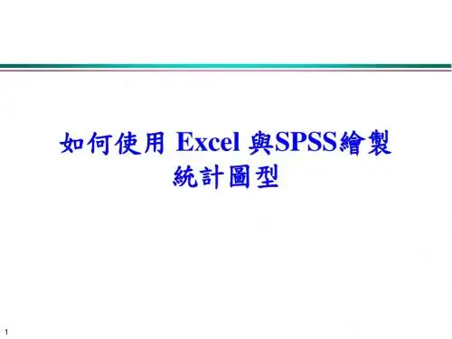 使用Excel与SPSS绘制统计图型