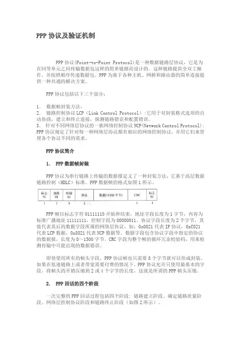 PPP协议及验证机制
