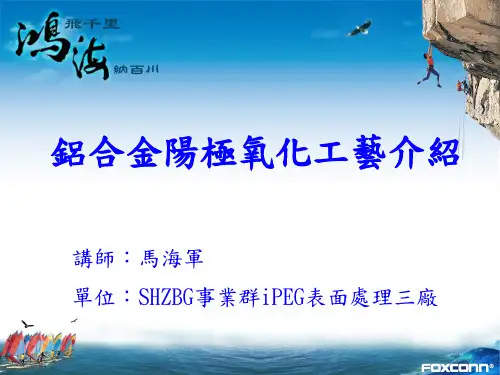 铝合金阳极氧化工艺介绍