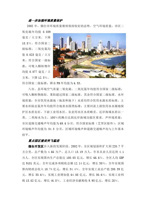 烟台市房地产市场考察报告2