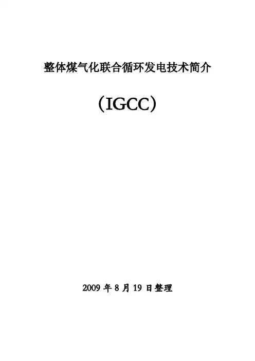 IGCC技术概述