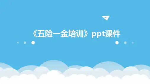 《险一金培训》课件