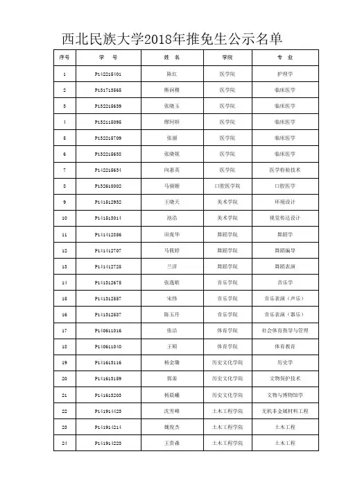 公示