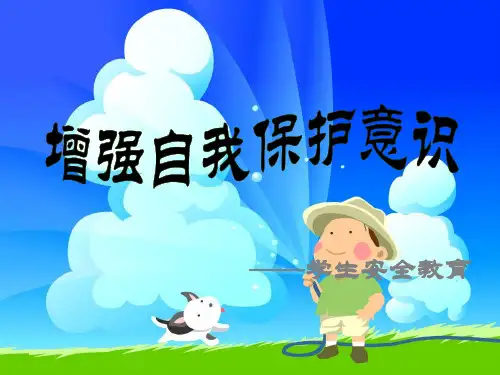 增强自我保护意识-安全防范专题教育课件
