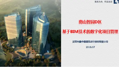 基于BIM技术的数字化项目管理ppt