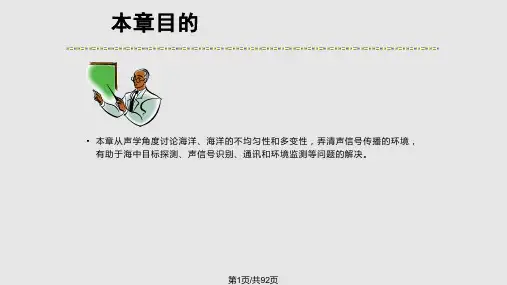 水声学基础PPT课件