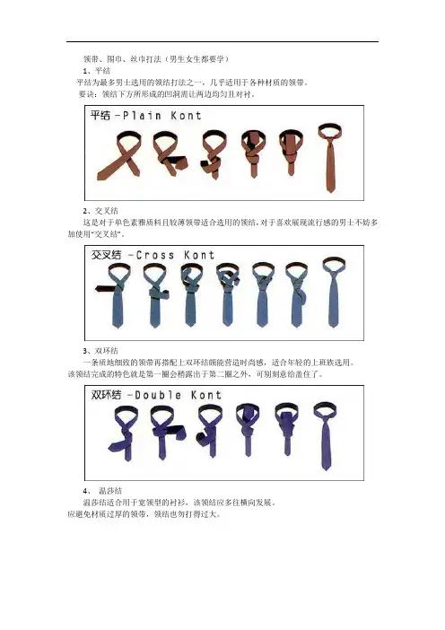 领结打法