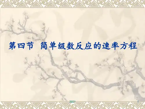 2-简单级数反应PPT课件