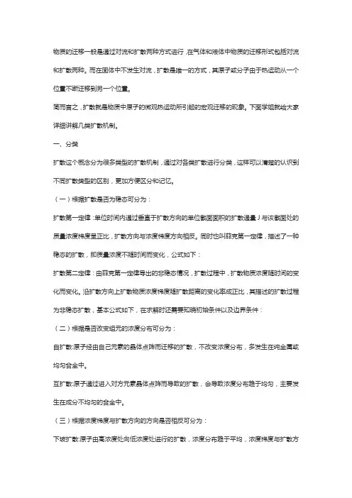 元素扩散系数