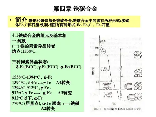 金属学与热处理  第四章 铁碳合金