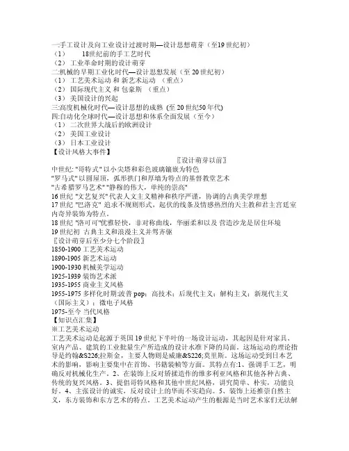 世界设计现代史大纲