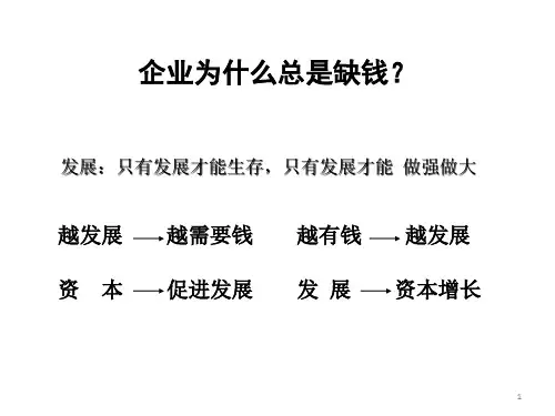 企业融资分析(原因、渠道、策略、现状)