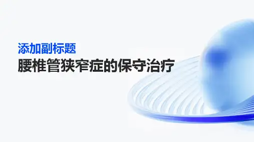 腰椎管狭窄症的保守治疗 (2)