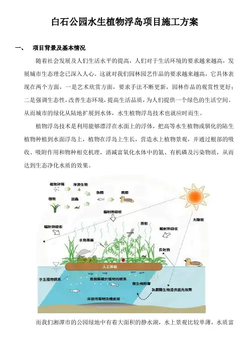水生植物浮岛方案