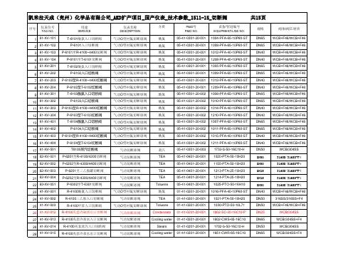 20100205_kemira_AKD扩产项目报价_国产部分_技术参数