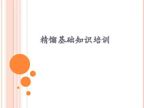 精馏基础知识培训