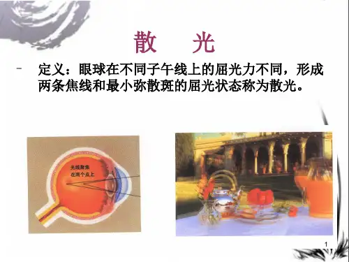 散光ppt课件