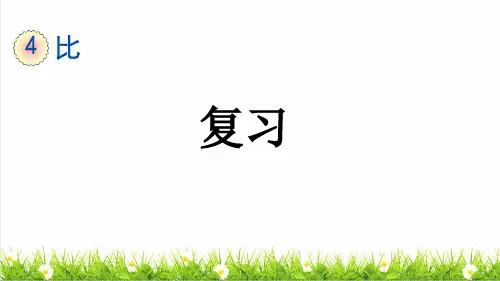 人教版六年级数学上册第四单元第5课时《整理复习》课件