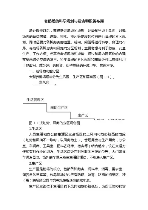 养鹅场的科学规划与建舍和设备布局