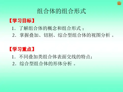 组合体组合形式
