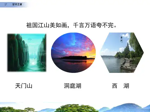 17 古诗三首(部编版三年级上册语文优质课件)