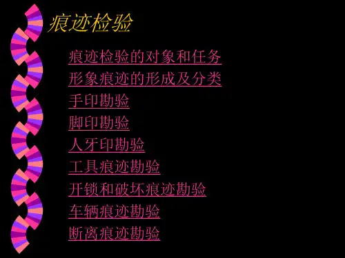 痕迹检验