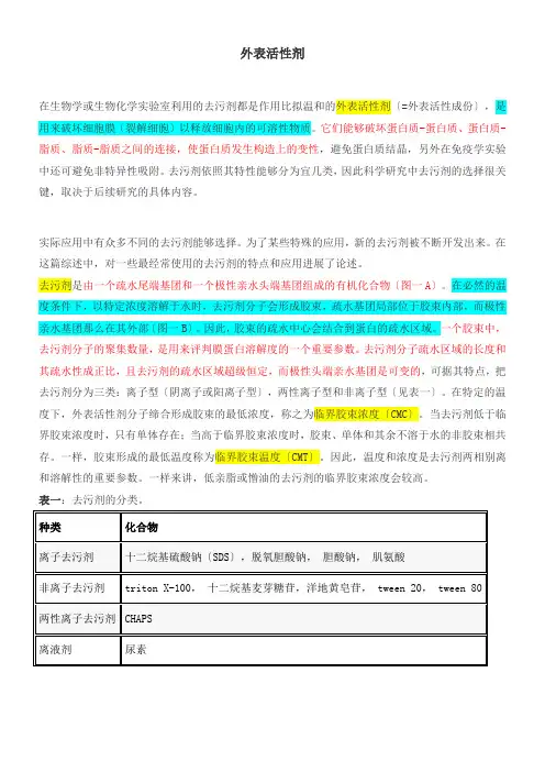 表面活性剂