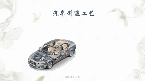 汽车开发四大工艺课件