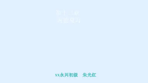 九年级物理内能复习课件